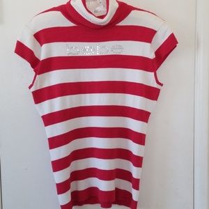 Bebe short sleeve turtleneck